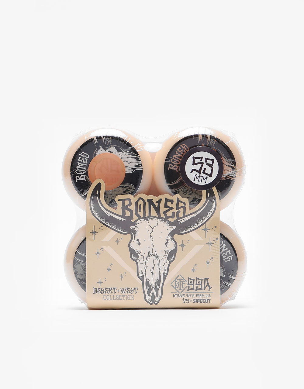 Bones Desert Horns V5 STF 99a Skateboard Wheel - 53mm