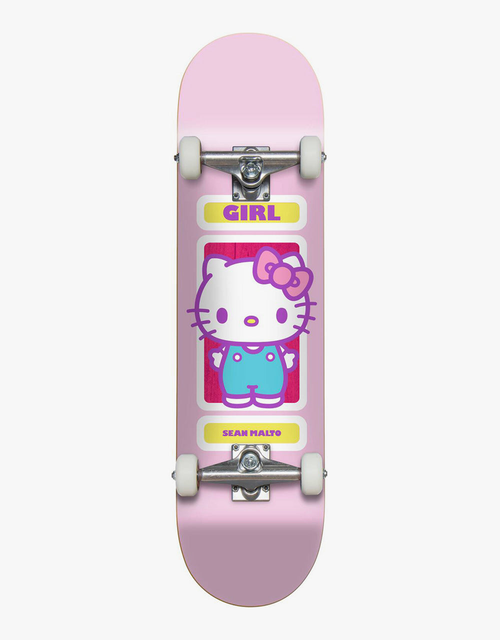 Girl x Sanrio Malto Hello Kitty 60th Anniversary Complete Skateboard - 8"