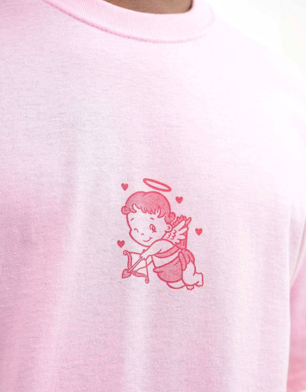 Route One Cupid T-Shirt - Light Pink