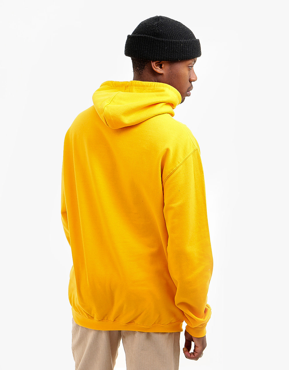 Route One Happy World Pullover Hoodie - Gold