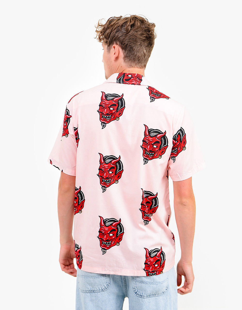 Route One Montana Shirt - Devil Pink