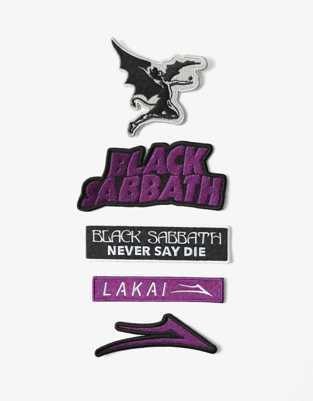 Lakai x Black Sabbath Patch Kit