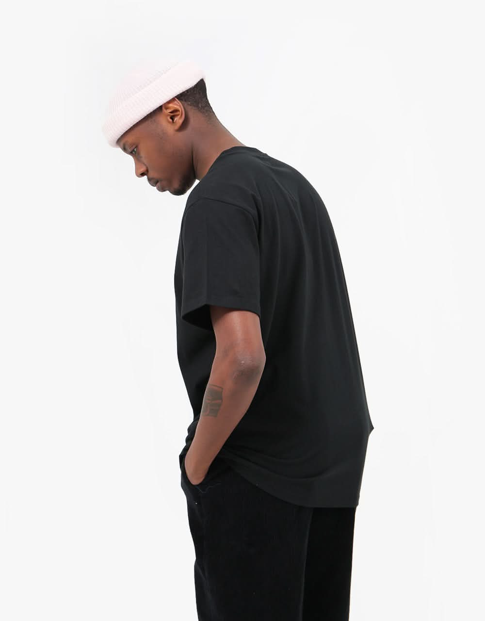 RIPNDIP Embroidered Logo T-Shirt - Black