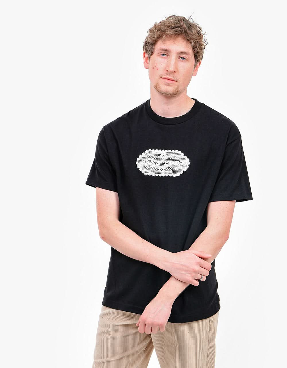 Pass Port Doily Dancer T-Shirt - Black