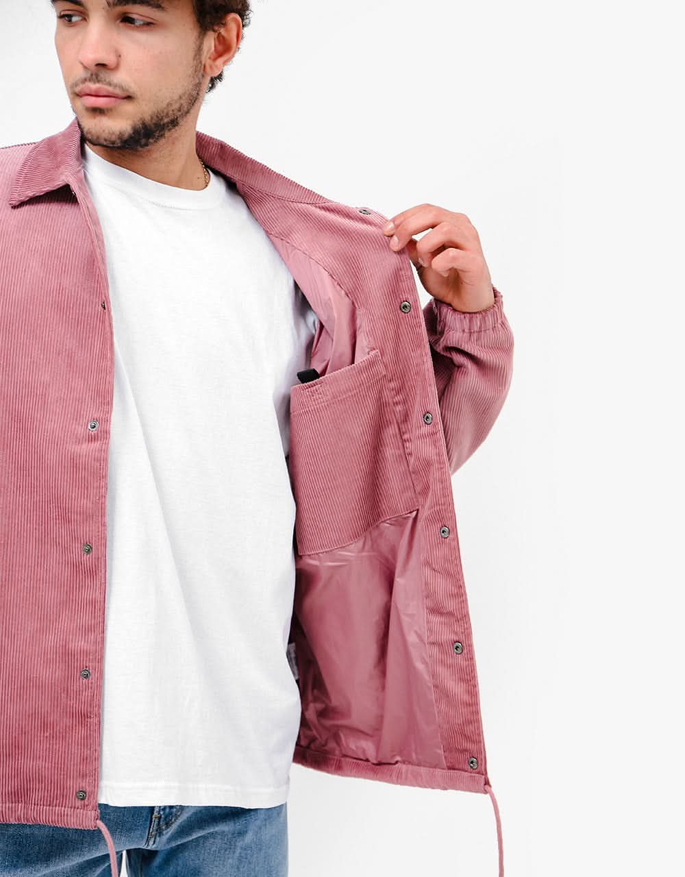 Carhartt WIP Corduroy Coach Jacket - Malaga/Corse