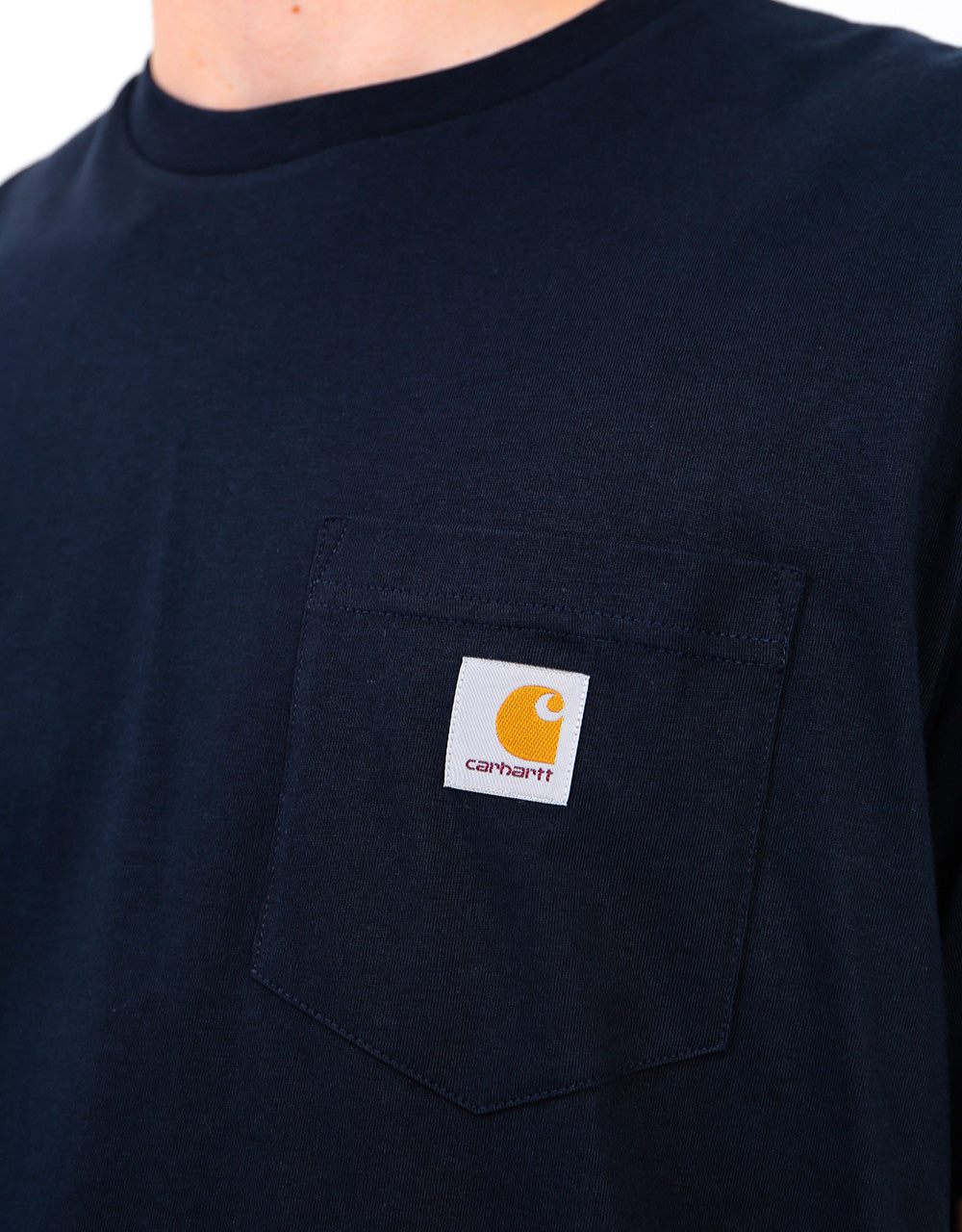 Carhartt WIP S/S Pocket T-Shirt - Dark Navy