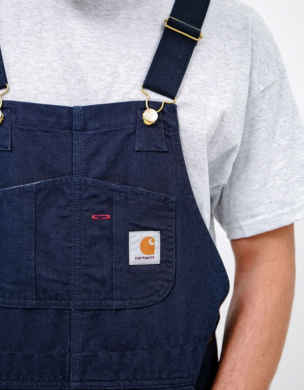 Carhartt WIP Bib Overall - Dark Navy (Rinsed)