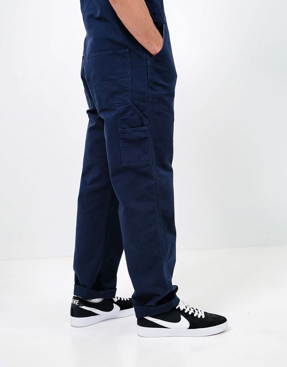 Carhartt WIP Bib Overall - Dark Navy (Rinsed)