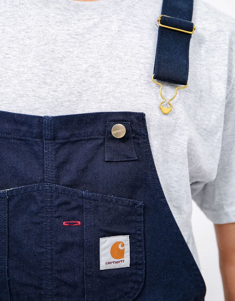 Carhartt WIP Bib Overall - Dark Navy (Rinsed)