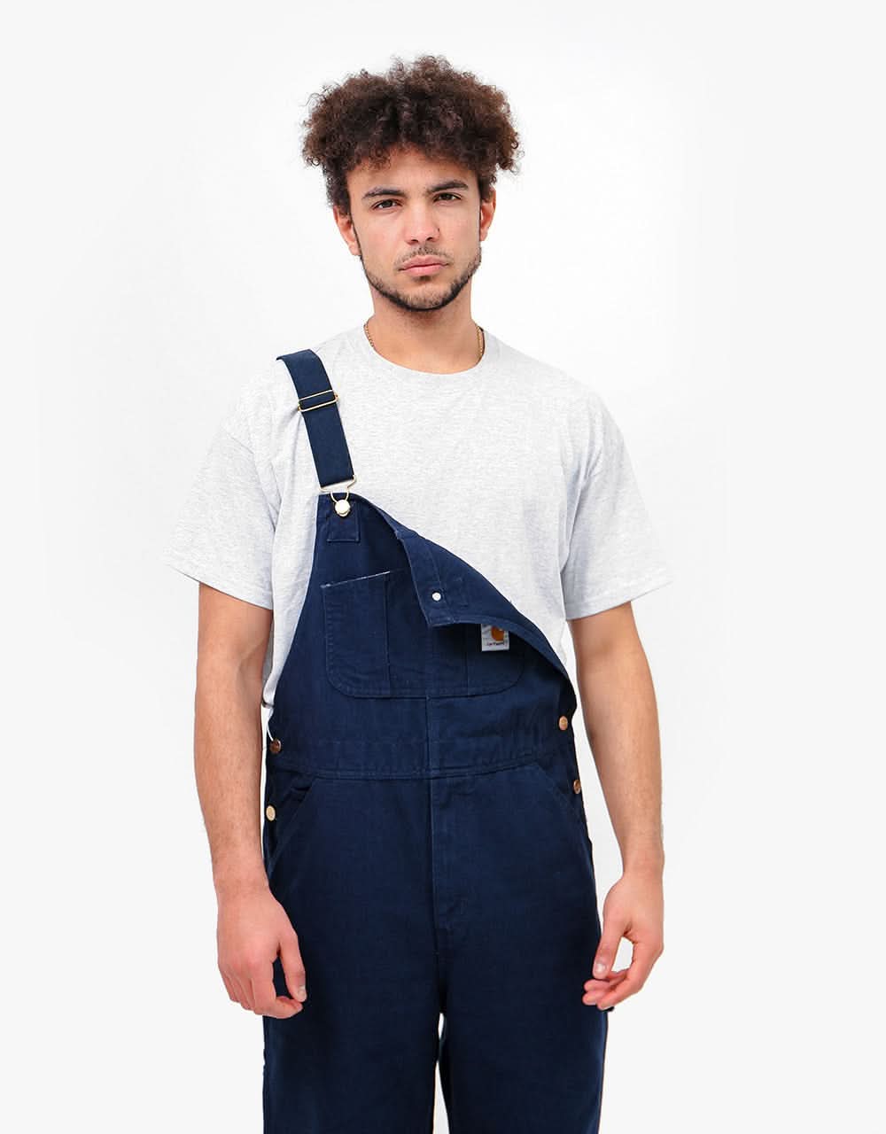 Carhartt WIP Bib Overall - Dark Navy (Rinsed)