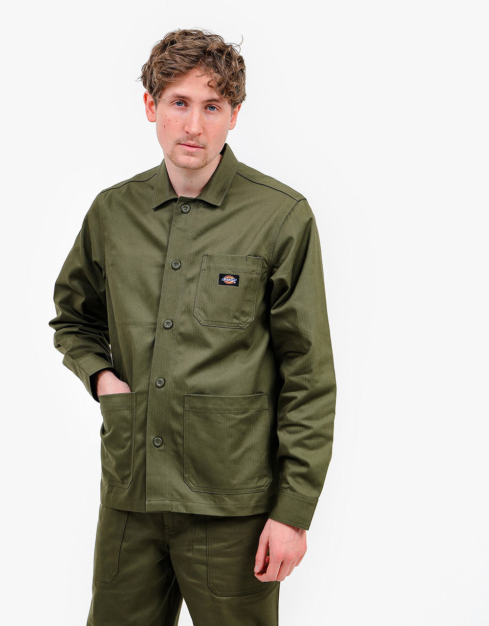 Dickies Funkley L/S Shirt - Military Green