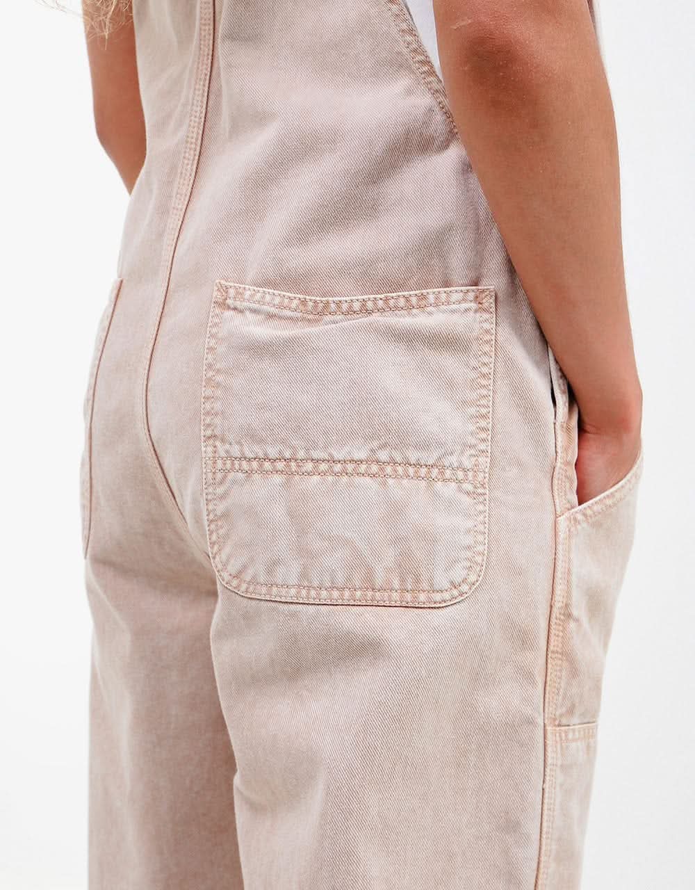 Carhartt WIP Womens Sonora Overall - Dusty H Brown (Worn Washed)