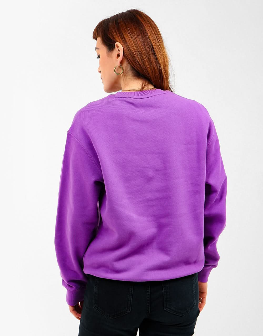 Carhartt WIP Womens Sweatshirt - Aster/White