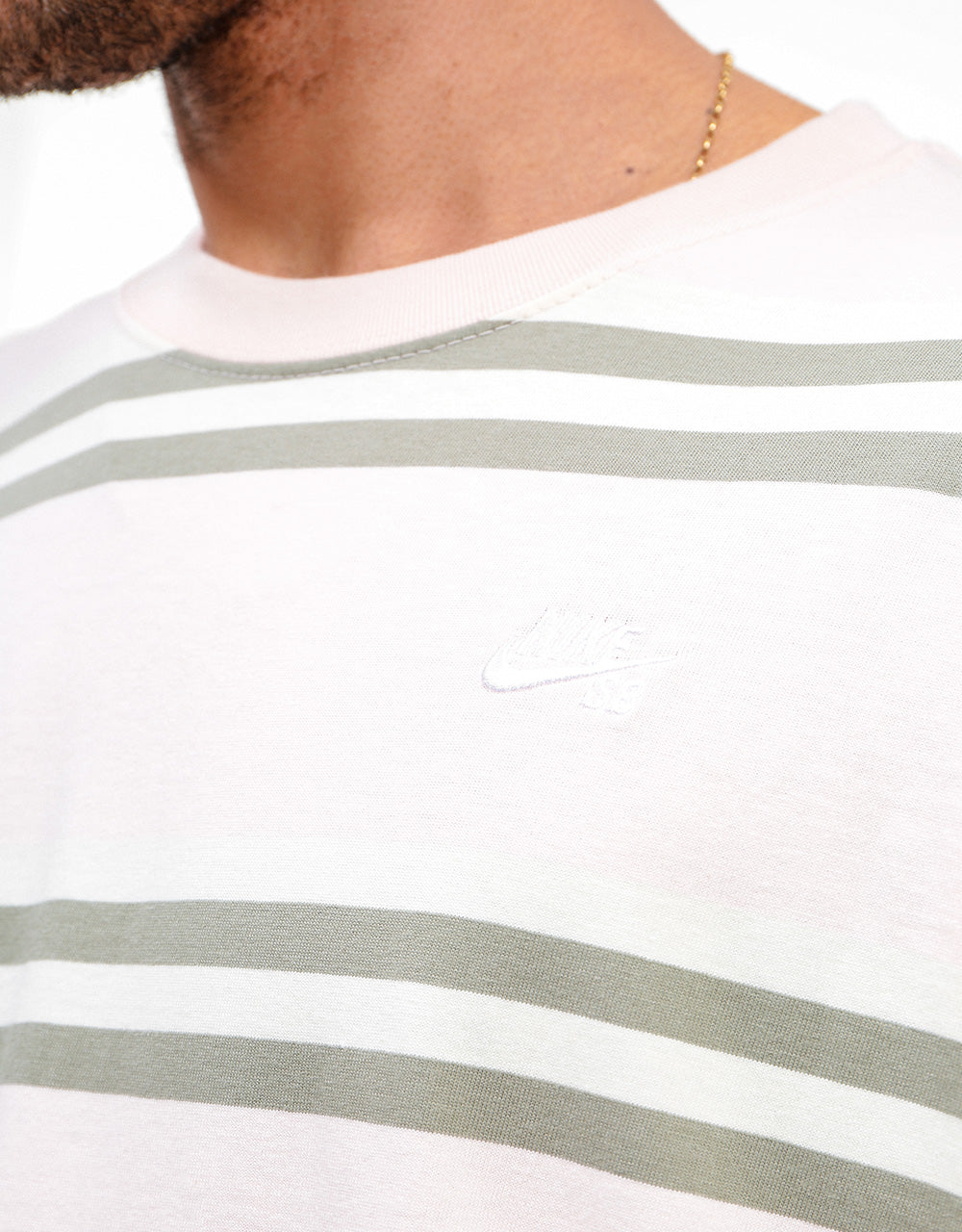 Nike SB Yarn Dye Stripe T-Shirt - Orange Pearl