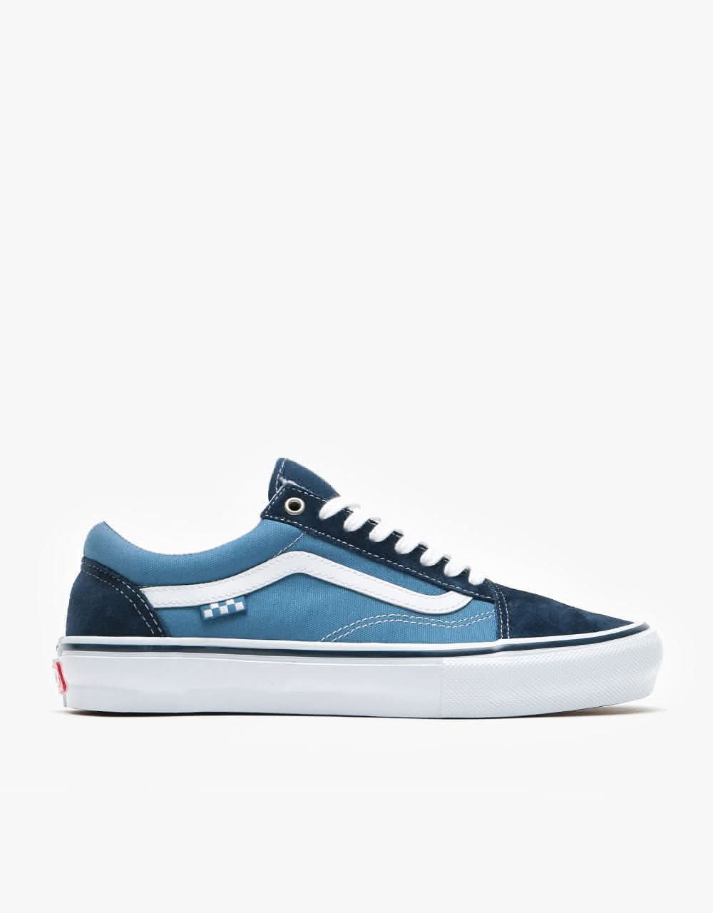 Vans Skate Old Skool Shoes - Navy/White