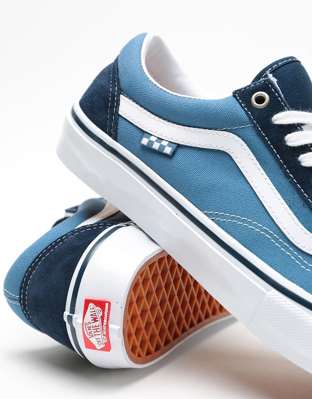 Vans Skate Old Skool Shoes - Navy/White