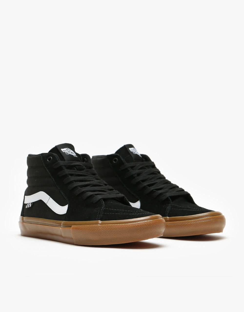 vans hi top black gum