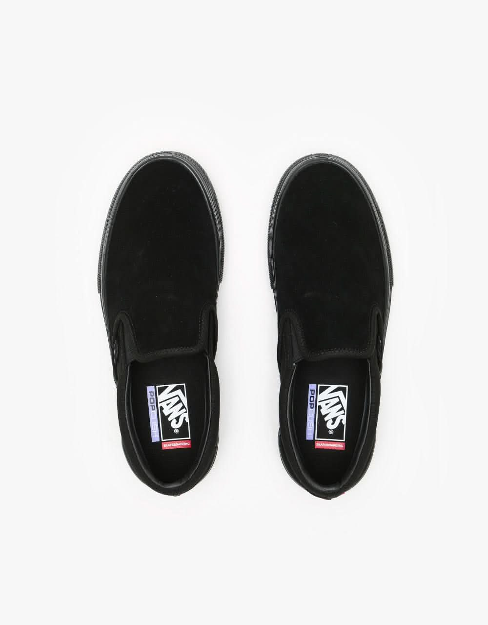 Vans Skate Slip-On Shoes - Black/Black