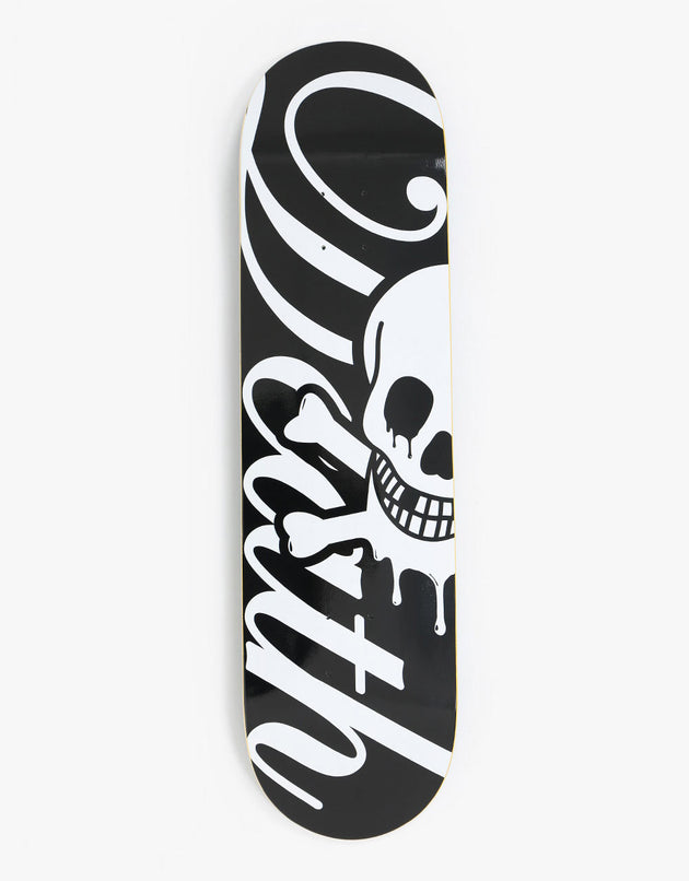 Death Script Skateboard Deck - Black/White