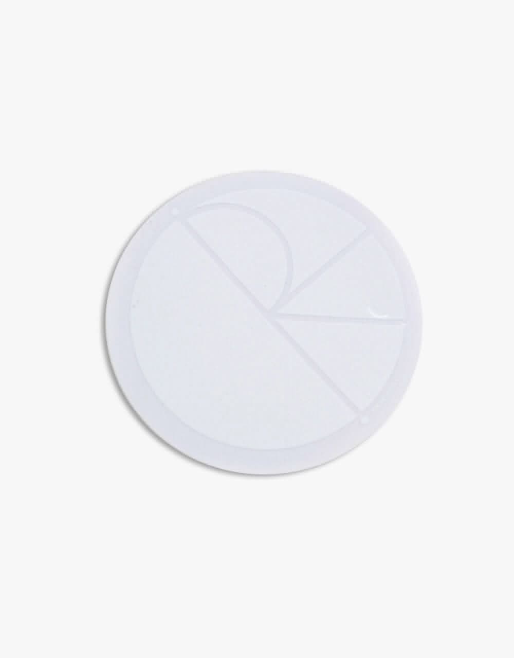 Polar Fill Logo Sticker - White