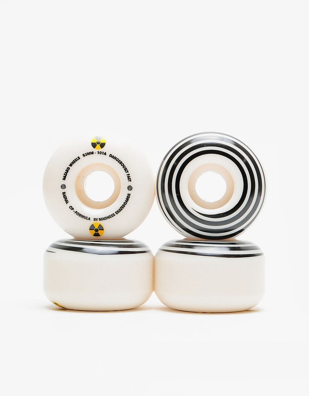 Hazard Swirl CP Classic Radial 101a Skateboard Wheel - 53mm