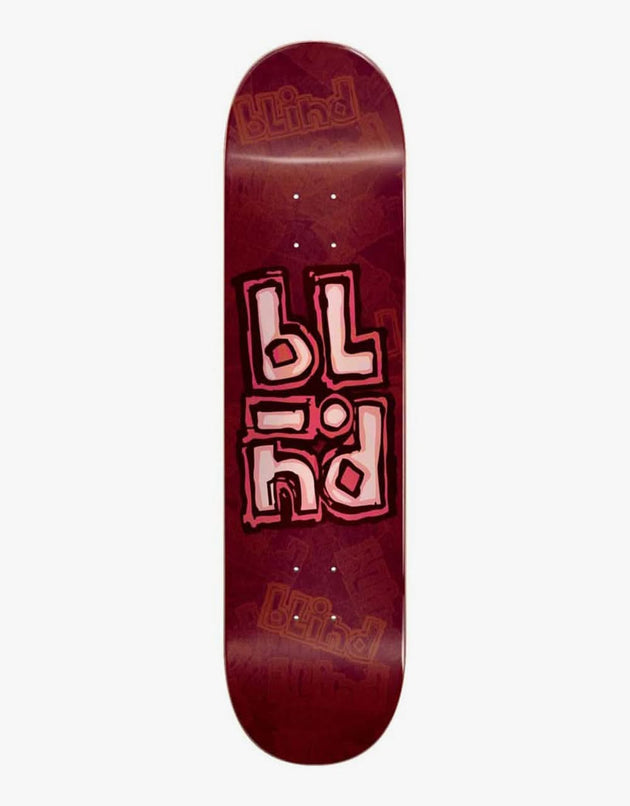 Blind OG Stacked Stamp RHM Skateboard Deck - 8"
