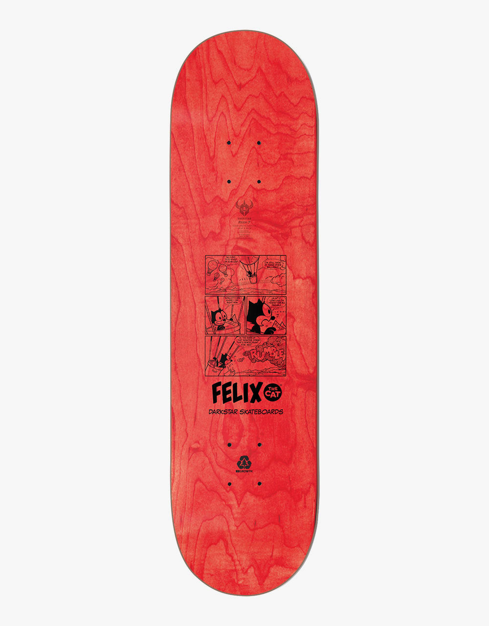 Darkstar x Felix The Cat Robles Future R7 Skateboard Deck - 8"