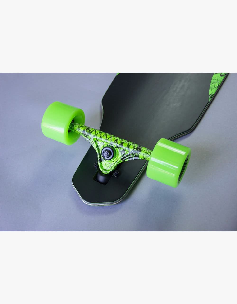 Dusters Channel Snakeskin Reverse Kingpin Longboard - 38" x 9.375"