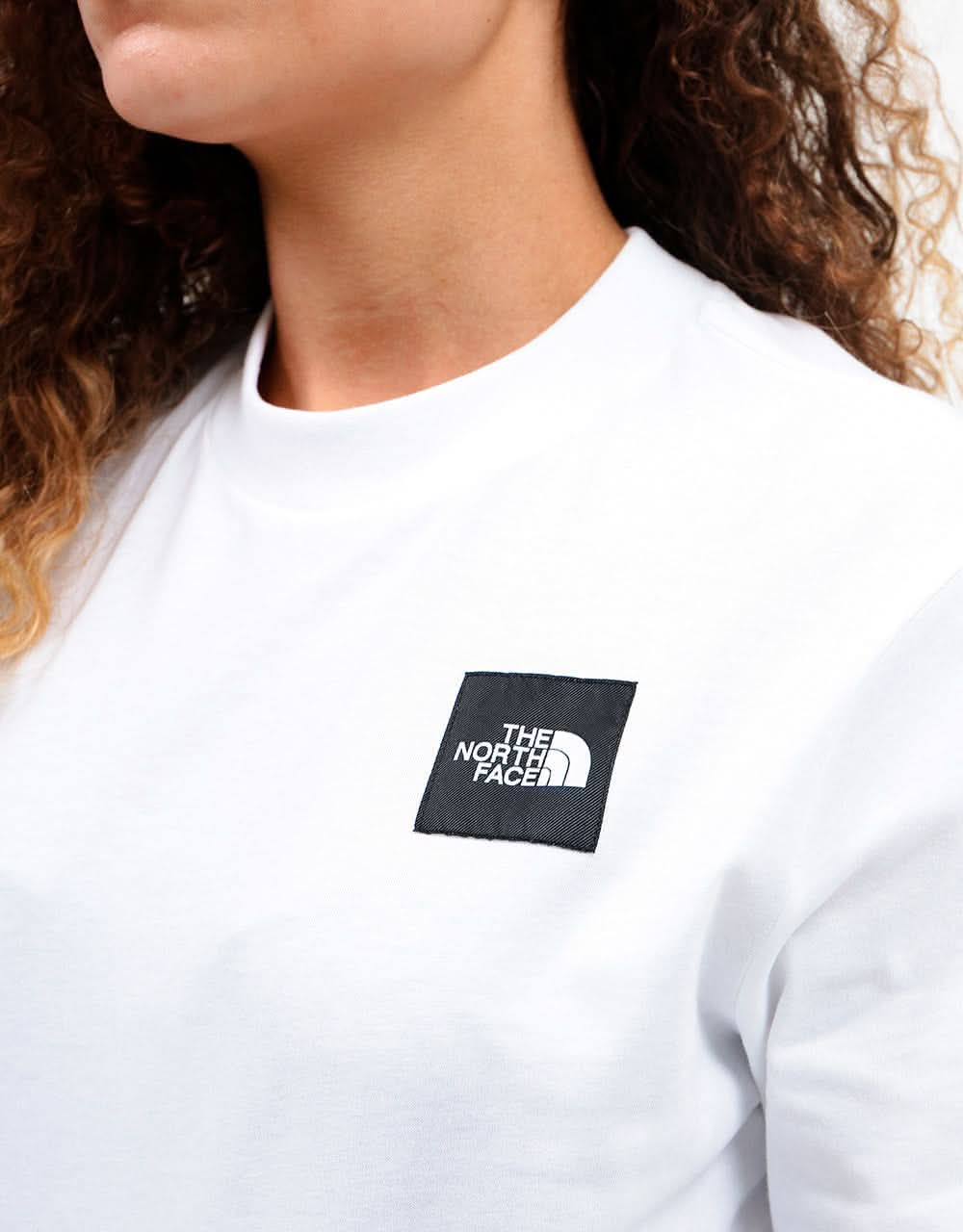 The North Face Womens Black Box L/S Top - TNF White