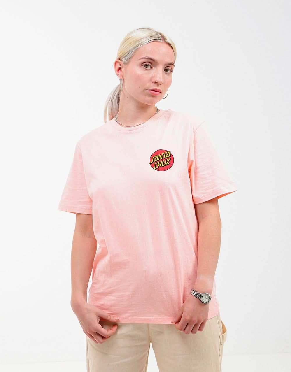 Santa Cruz Womens Classic Dot T-Shirt - Blossom