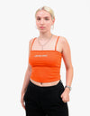 Santa Cruz Womens Strip Vest - Burnt Red