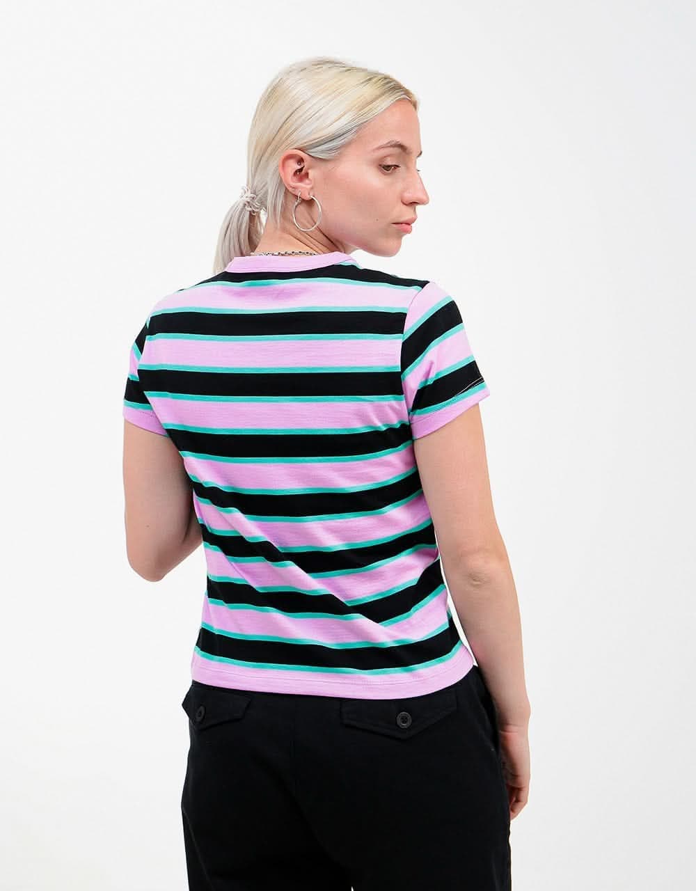 Vans Womens Big Stripe T-Shirt - Black