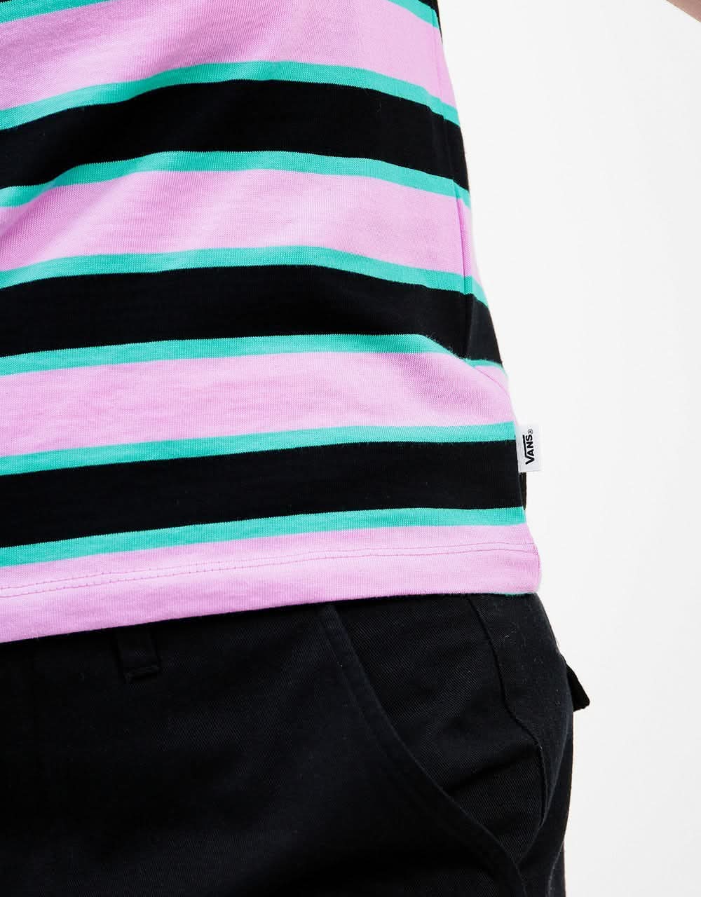 Vans Womens Big Stripe T-Shirt - Black
