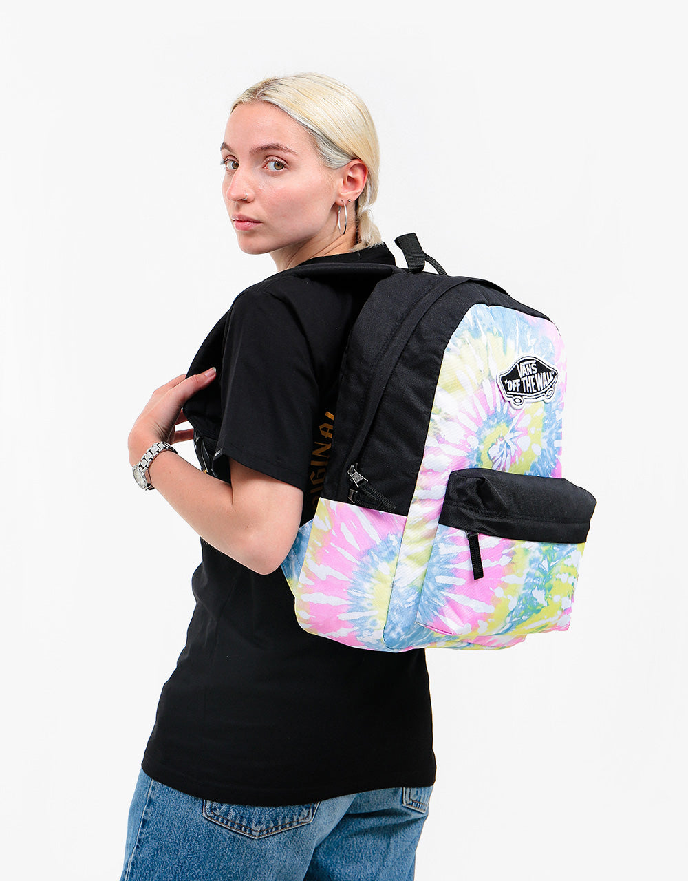 Vans Womens Realm Backpack - Tie Dye Orchid