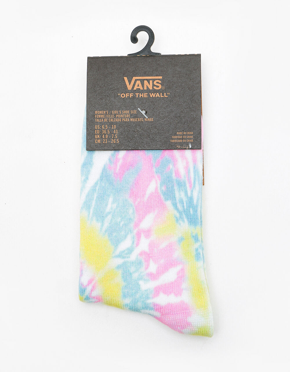 Vans Womens Covered Socks - Tie Dye Orchid