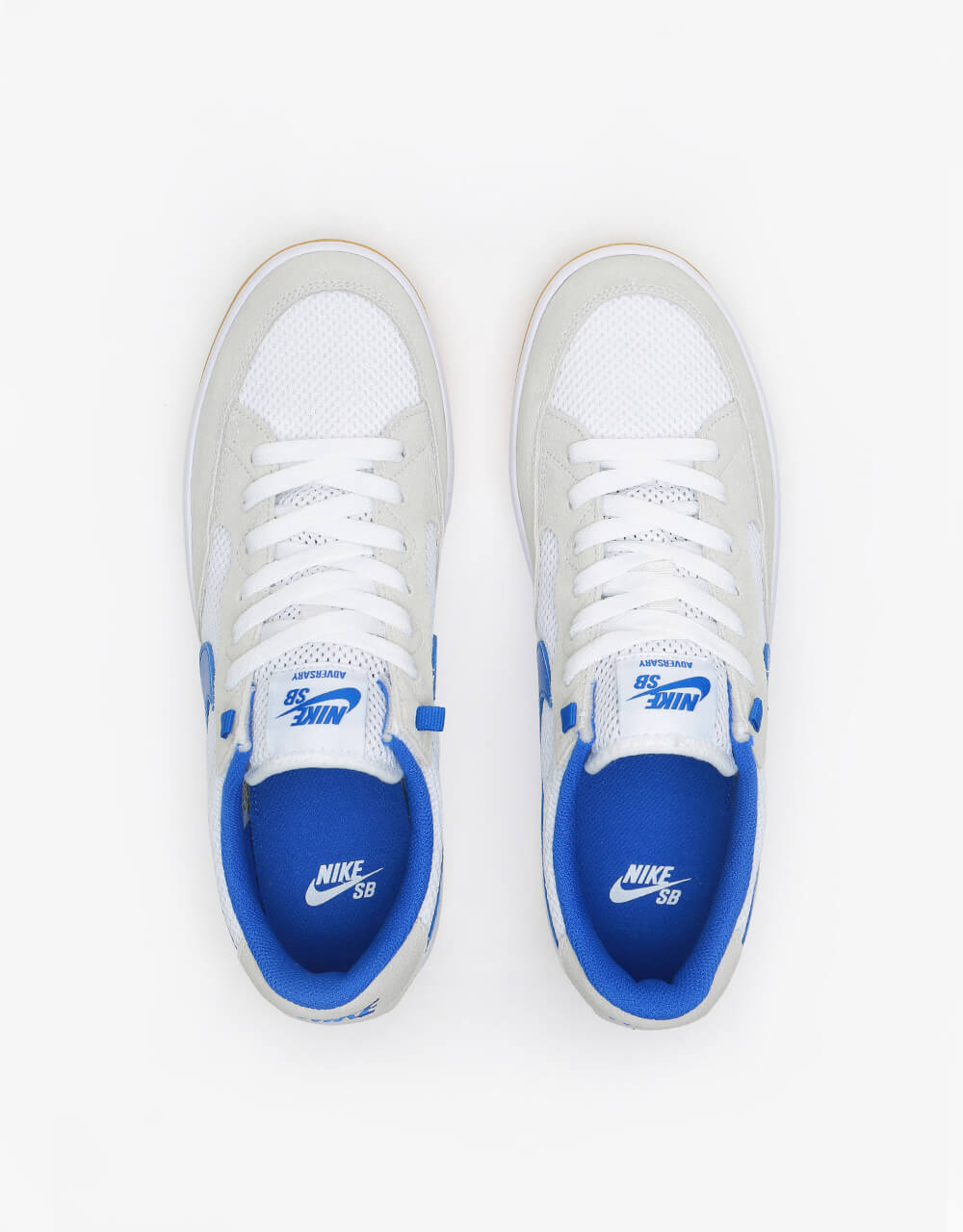 Nike SB Adversary Skate Shoes - Summit White/Hyper Royal-White