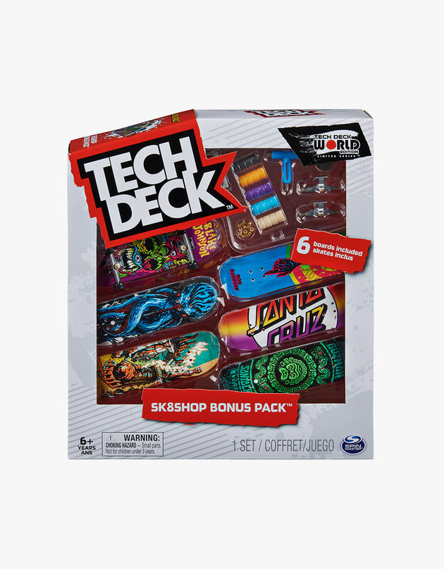 Tech Deck Fingerboard Sk8 Shop Bonus Pack - Santa Cruz
