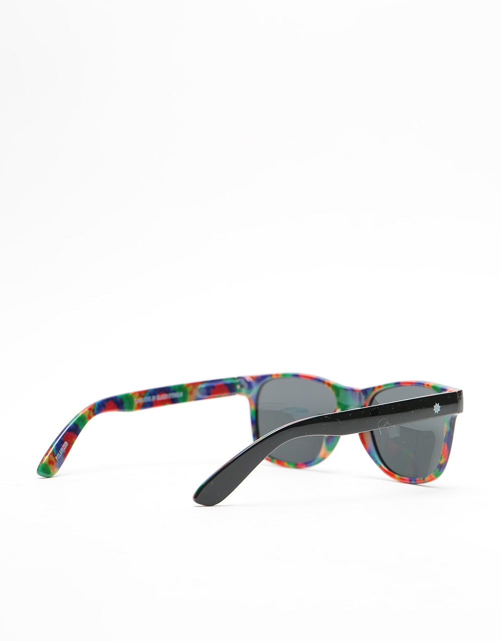 Glassy Sunhater Leonard Polarized Sunglasses - Black/Tie-Dye