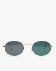 Glassy Sunhater Campbell Polarized Sunglasses - Gold