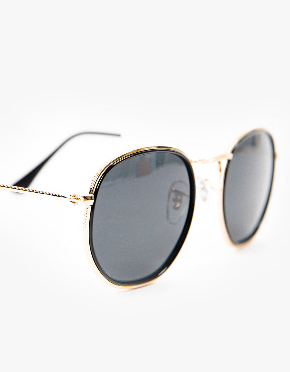 Glassy Sunhater Hudson Polarized Sunglasses - Black/Gold