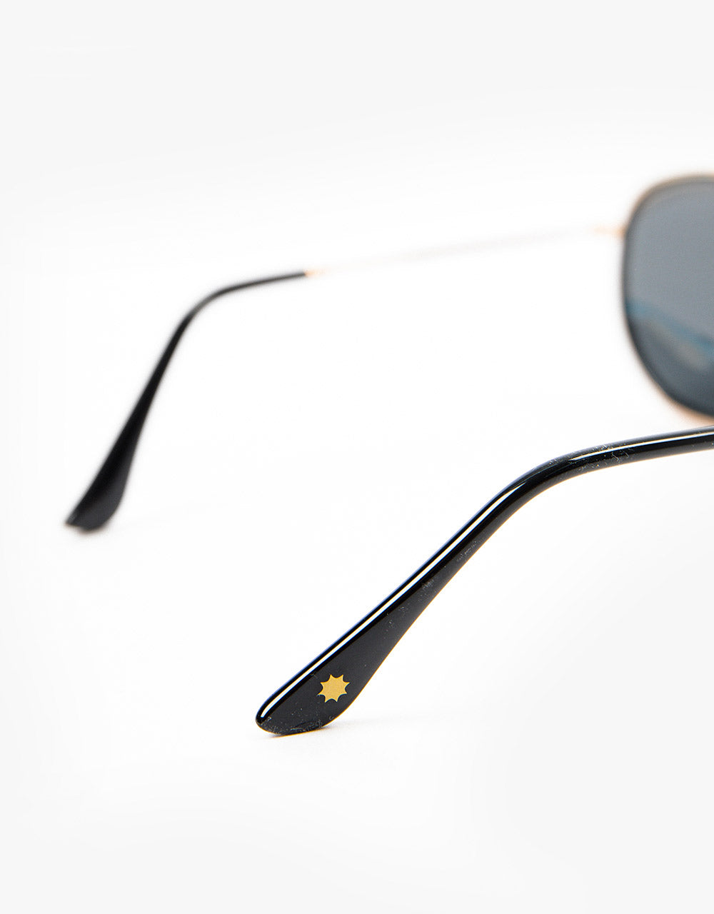 Glassy Sunhater Hudson Polarized Sunglasses - Black/Gold