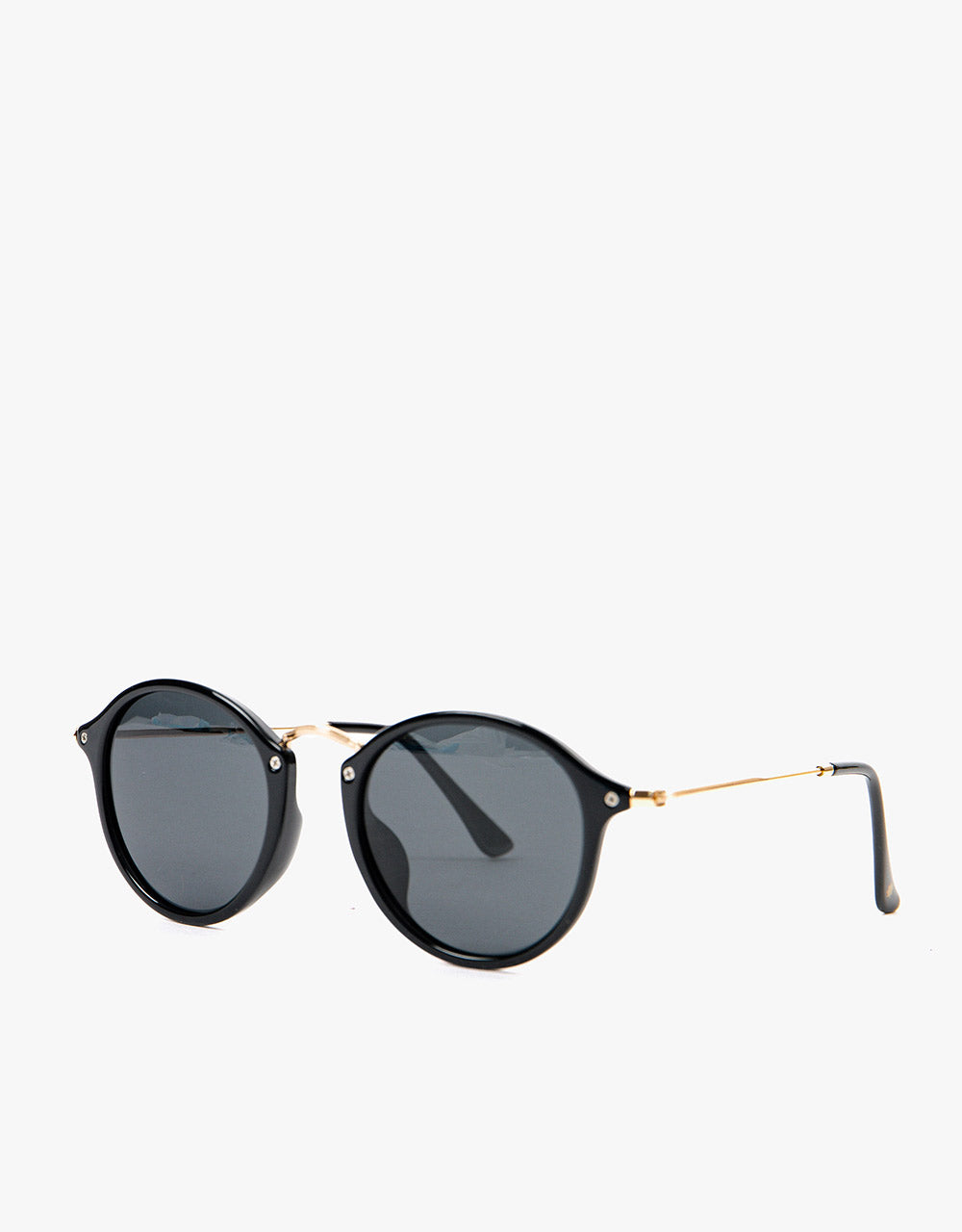 Glassy Sunhater Klein Polarized Sunglasses - Black/Gold
