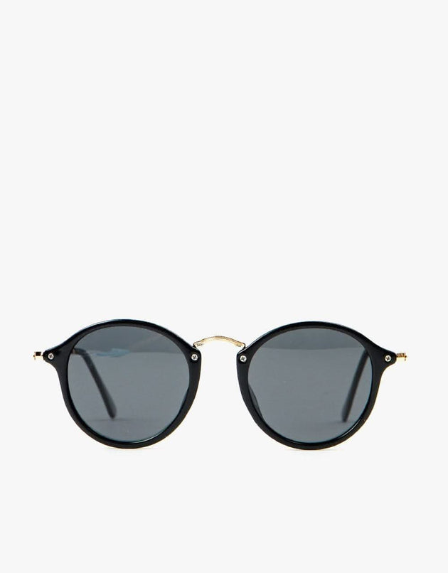 Glassy Sunhater Klein Polarized Sunglasses - Black/Gold