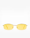 Glassy Sunhater Rae Polarized Sunglasses - Gold/Yellow Lens