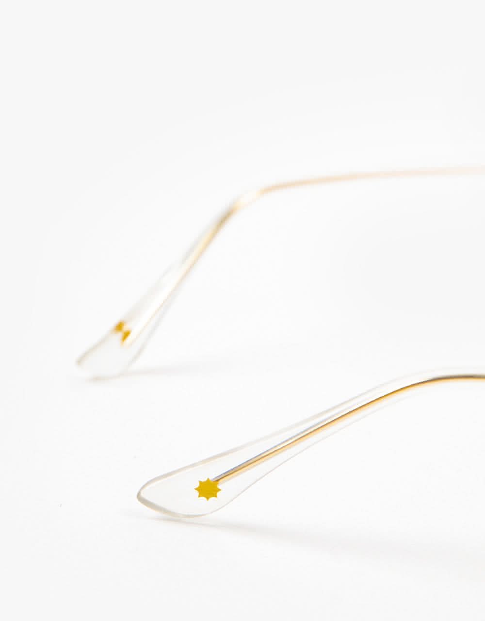 Glassy Sunhater Rae Polarized Sunglasses - Gold/Yellow Lens