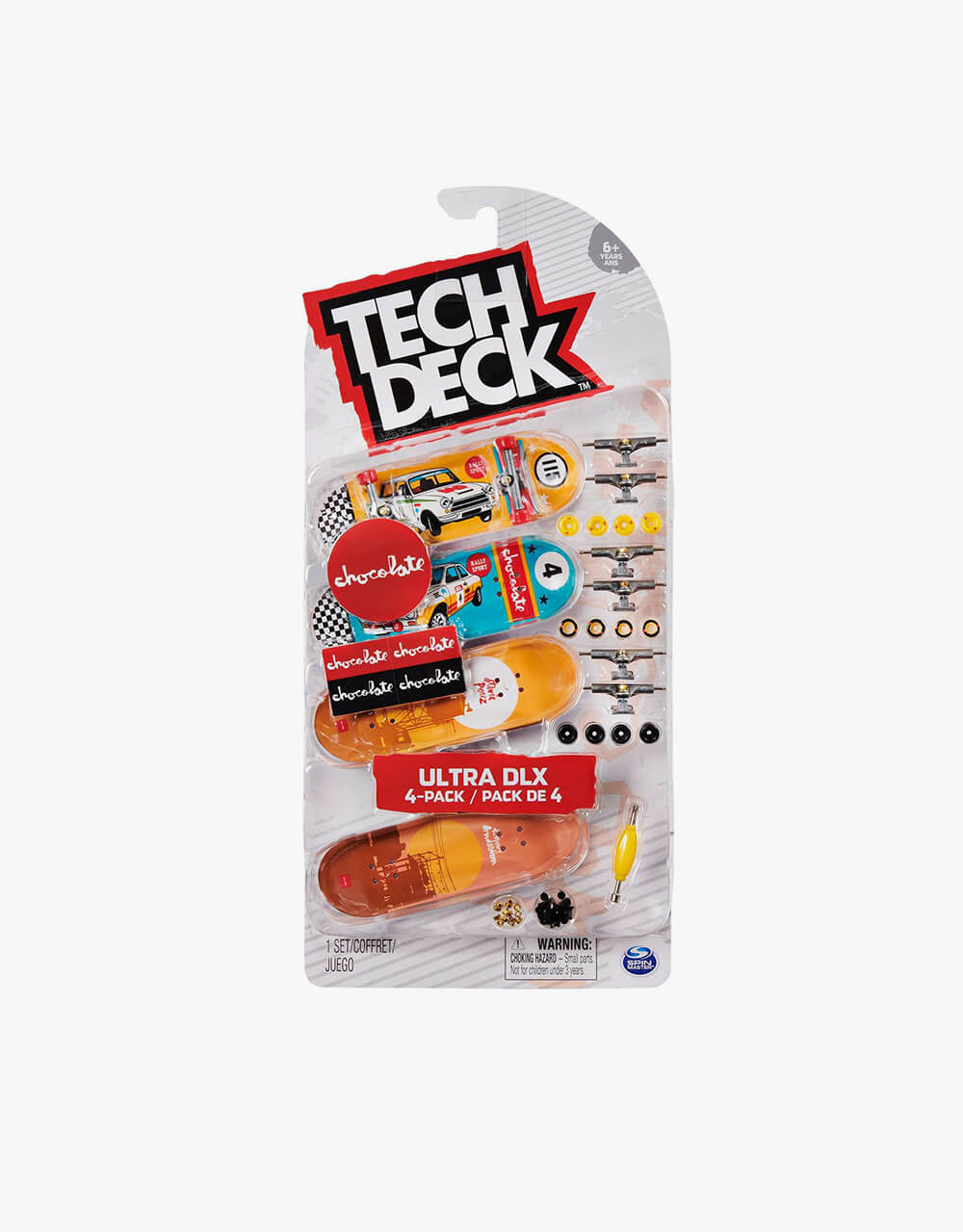 Tech Deck Fingerboard Ultra DLX 4 Pack - Chocolate