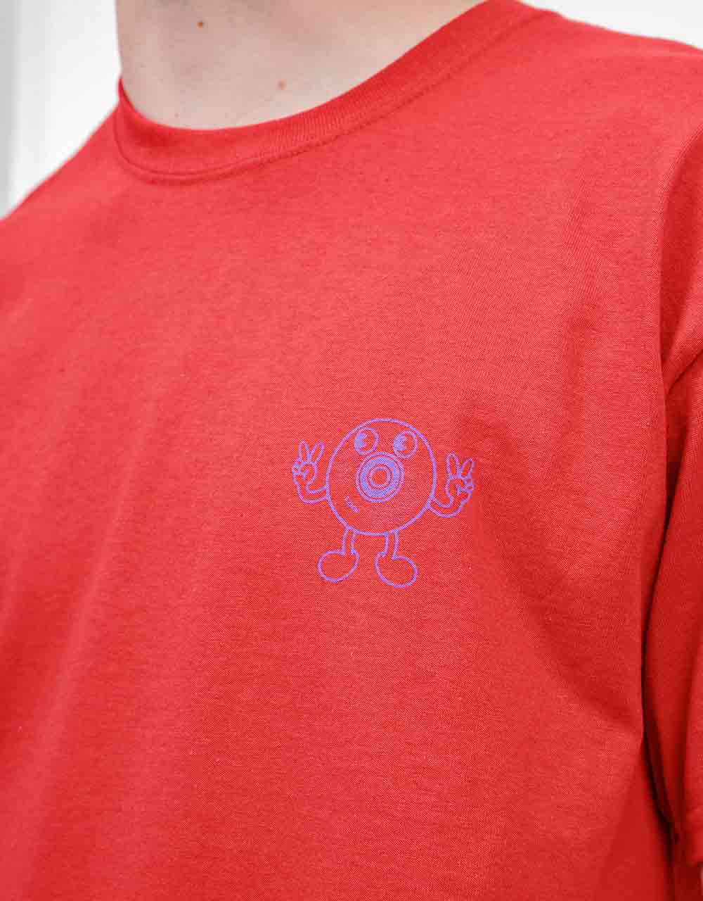 Route One Keep It Wheel T-Shirt - Cherry Red