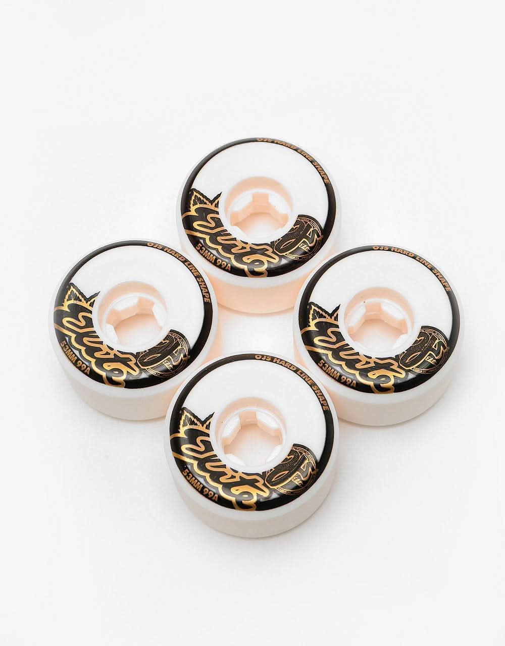 Oj Bike Wheels OJ Elite Wheels Nomads 95a 54mm Hardline Wheels