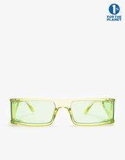 Route One Sting Sunglasses - Clear Green
