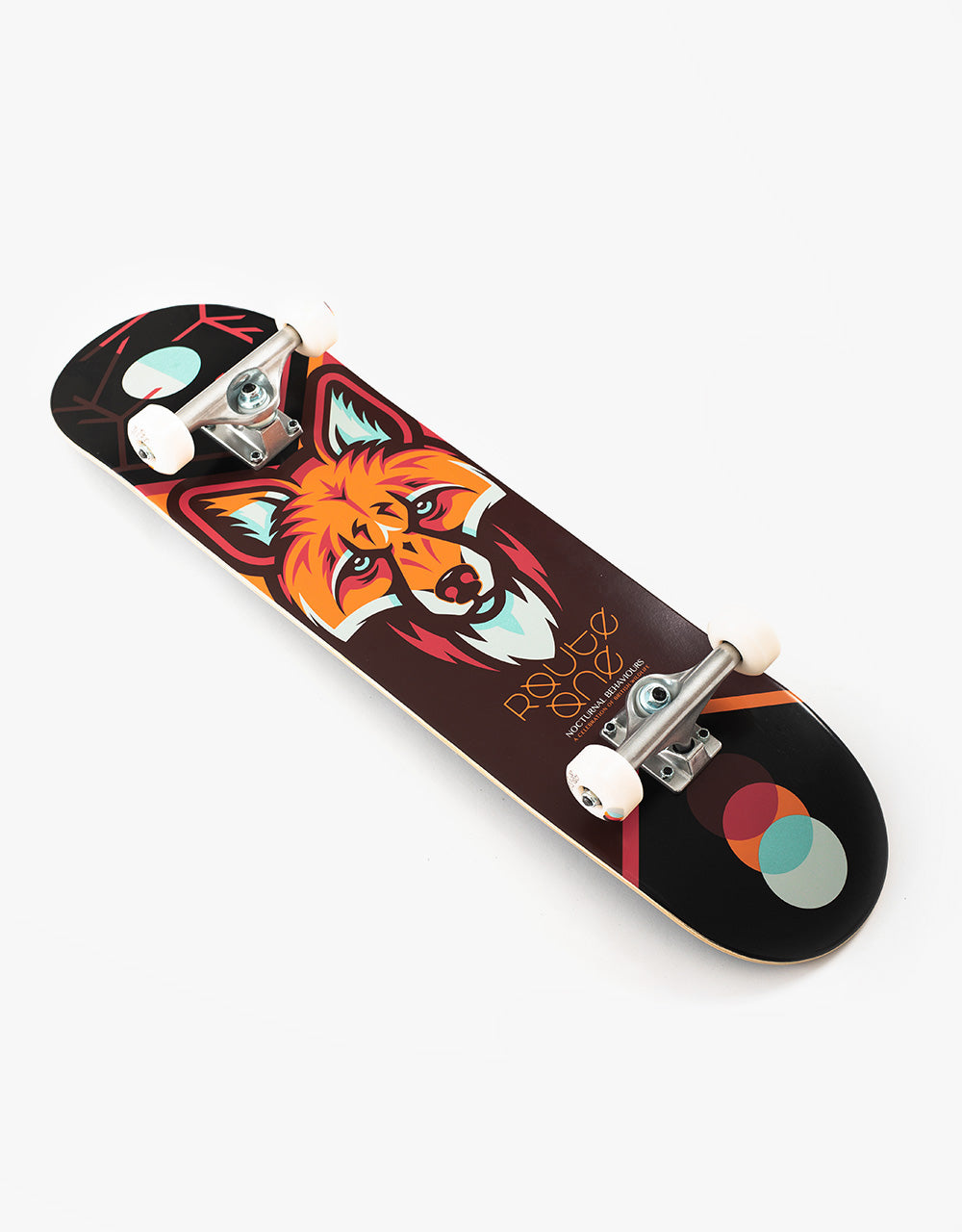 Route One Nocturnal Behaviours 'Fox' Complete Skateboard - 8"